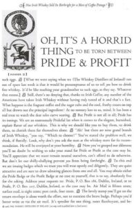 Pubblicità 2 Campagna per The Whisky Distillers of Ireland