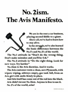 Numero 2, il manifesto di Avis.