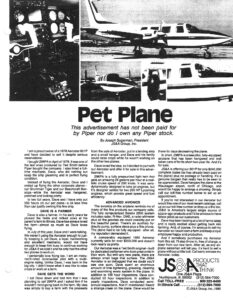 Pet Plane - Joe Sugarman