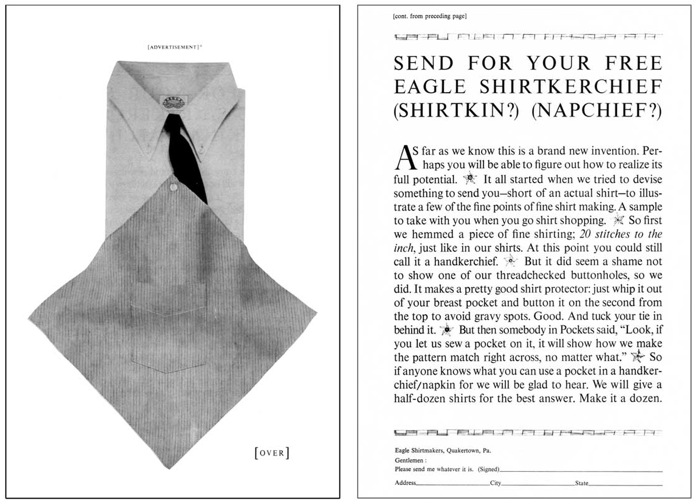 Pubblicità 2 Campagna Eagle Shirt