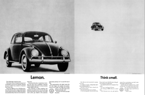 Pubblicità Think Small di Bill Bernbach